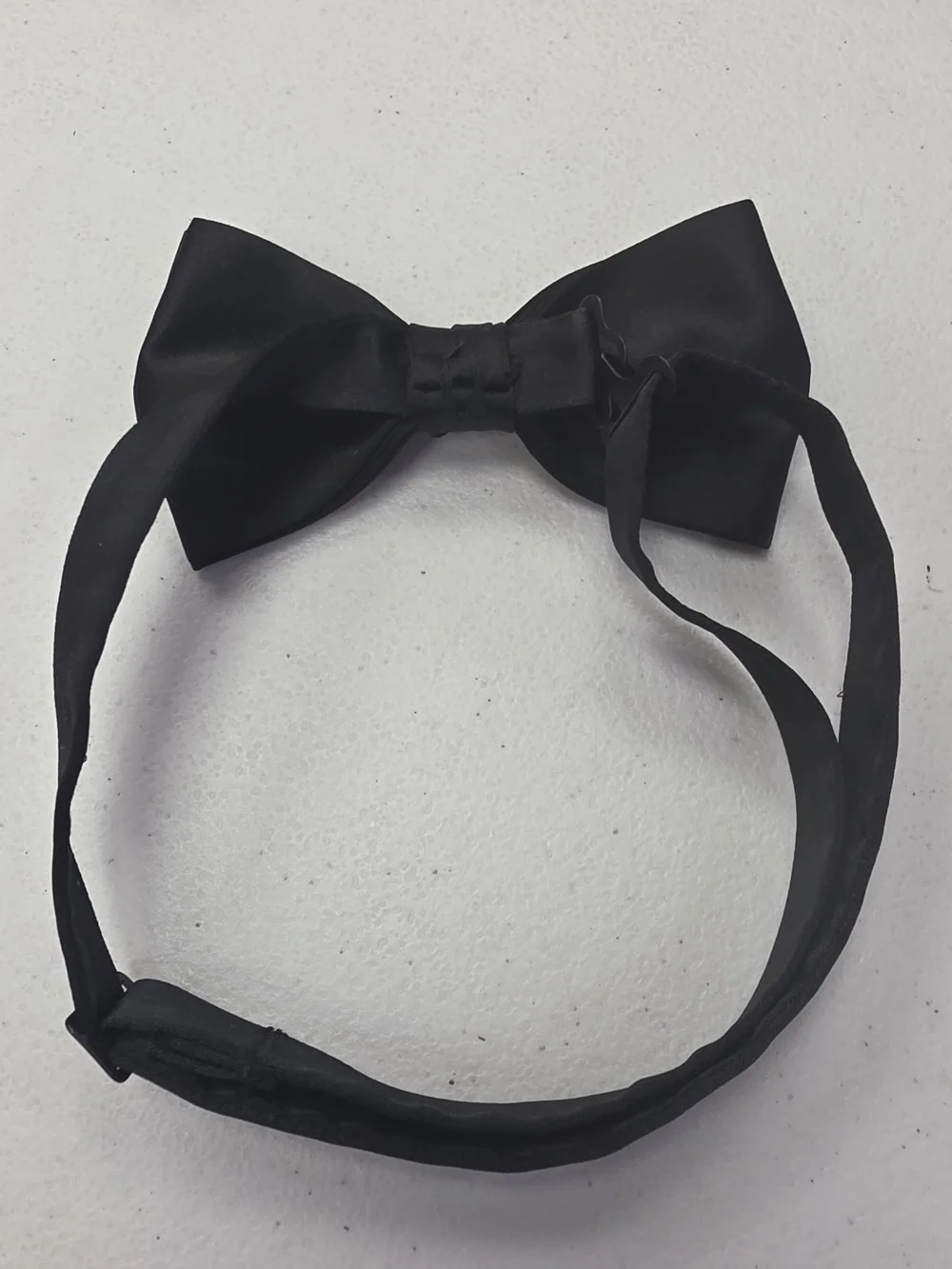 Kids Satin Bow Tie Trio - Pink, Black & Gold (Adjustable)